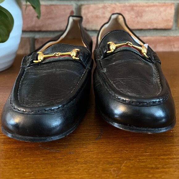 Gucci Horsebit Loafers in Black Size 42 B - Picture 4 of 9